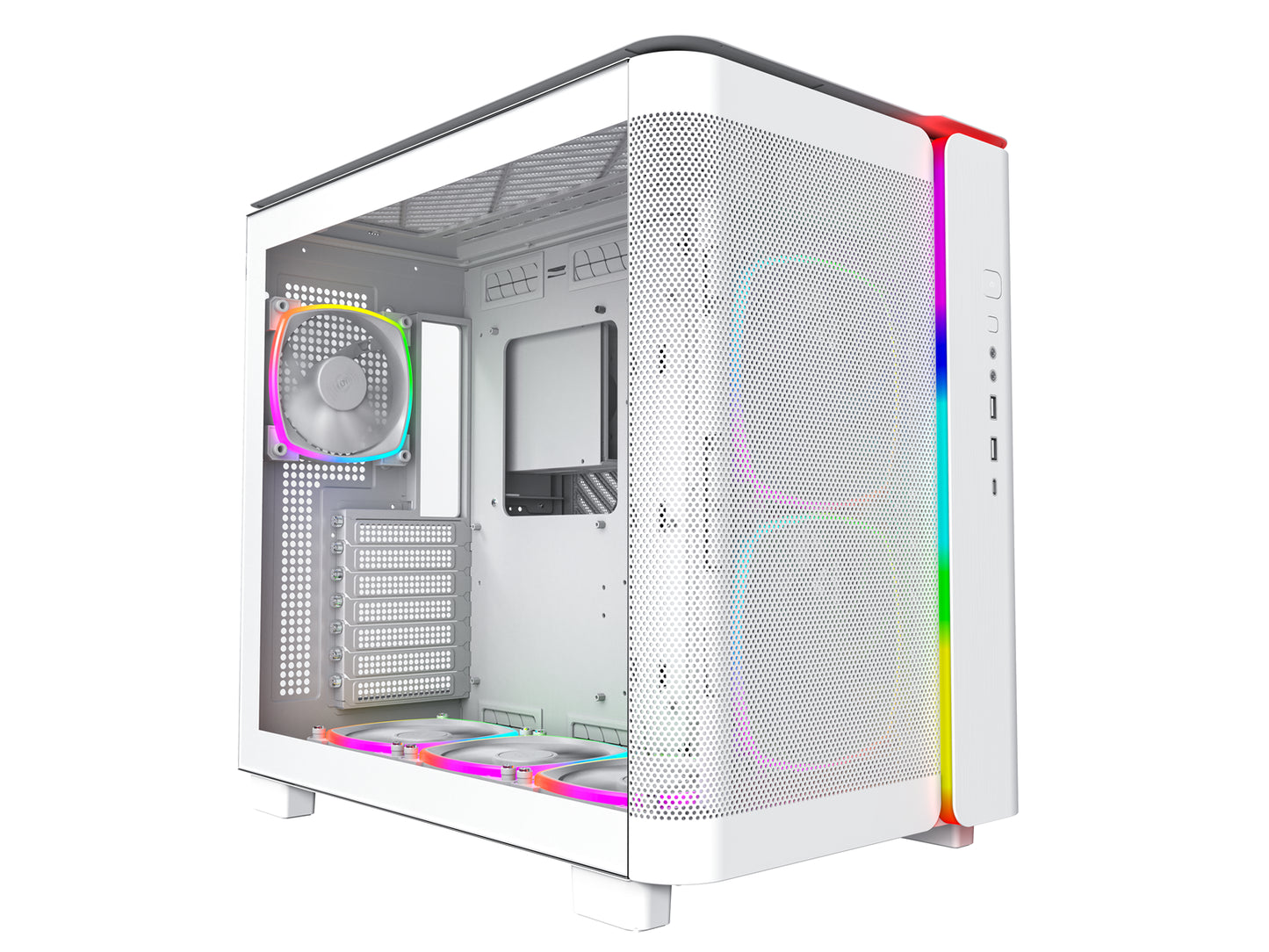 Montech King 95 Pro - White - Kabinet - Miditower - Hvid