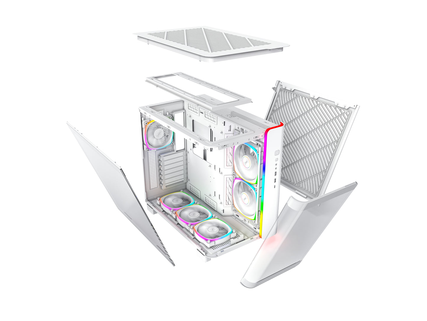 Montech King 95 Pro - White - Kabinet - Miditower - Hvid