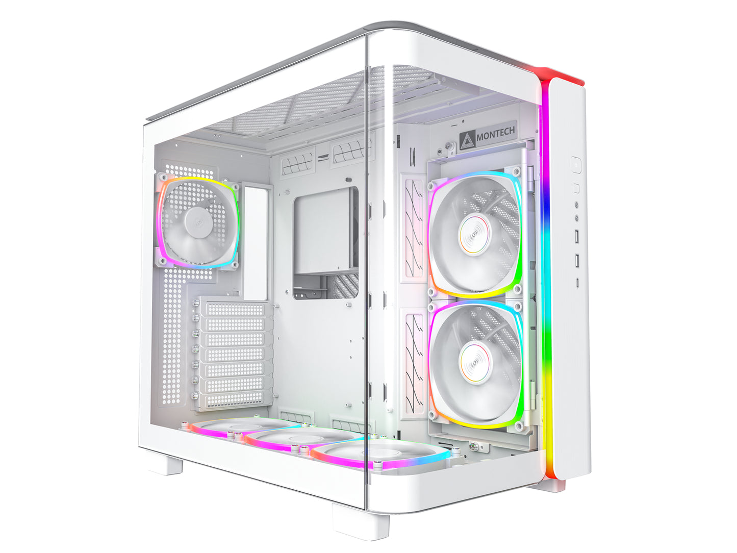 Montech King 95 Pro - White - Kabinet - Miditower - Hvid