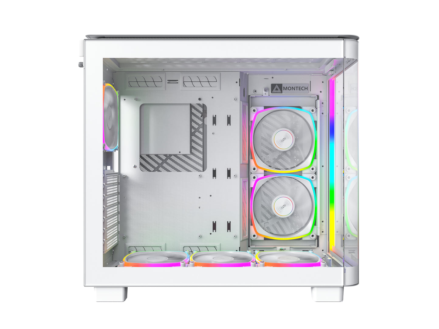 Montech King 95 Pro - White - Kabinet - Miditower - Hvid